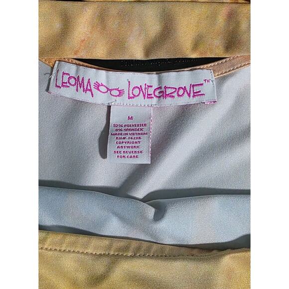 Leoma Lovegrove Florida Dress Tropical margarita beachy cover up cutout medium - Picture 3 of 4